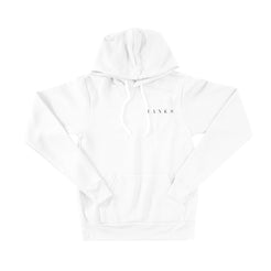 Banks chest logo white hoodie product shot front